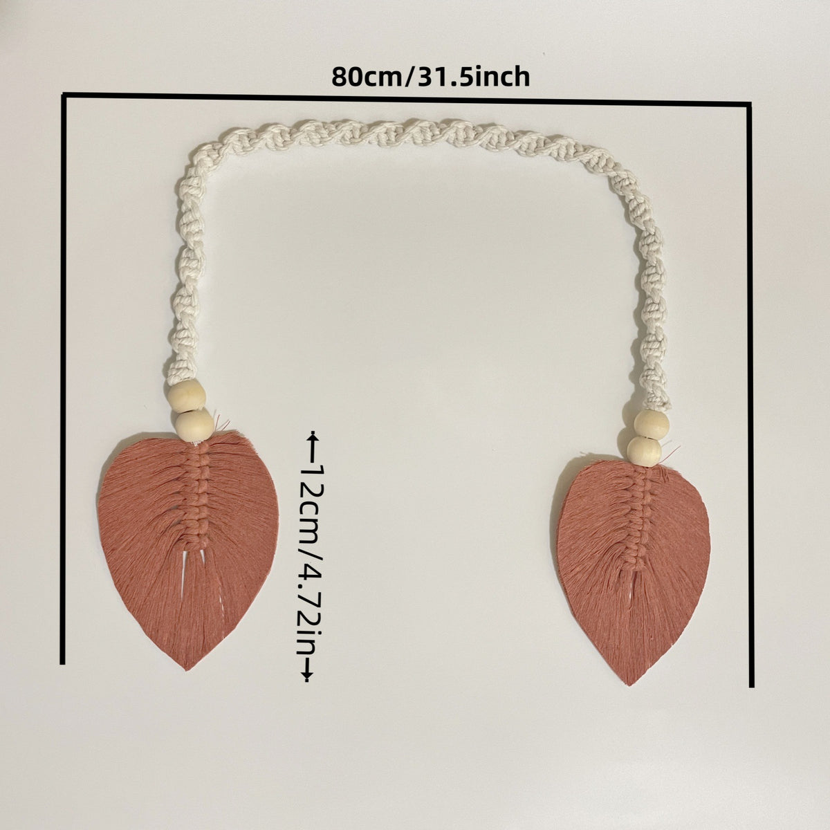 Macrame Curtain Tieback for Boho Curtain Tiebacks
