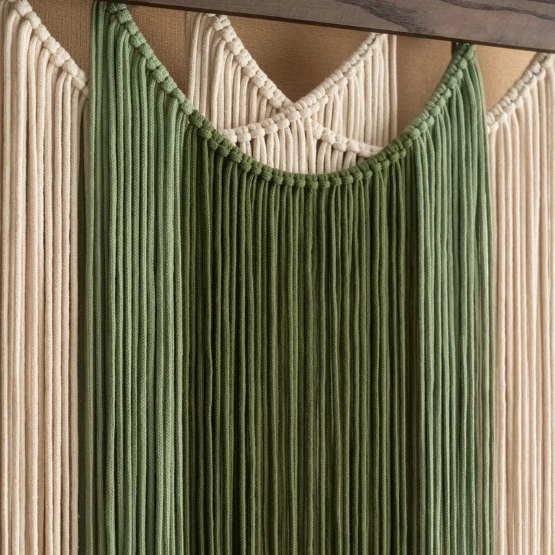 Cotton Macrame Art for Boho Decor