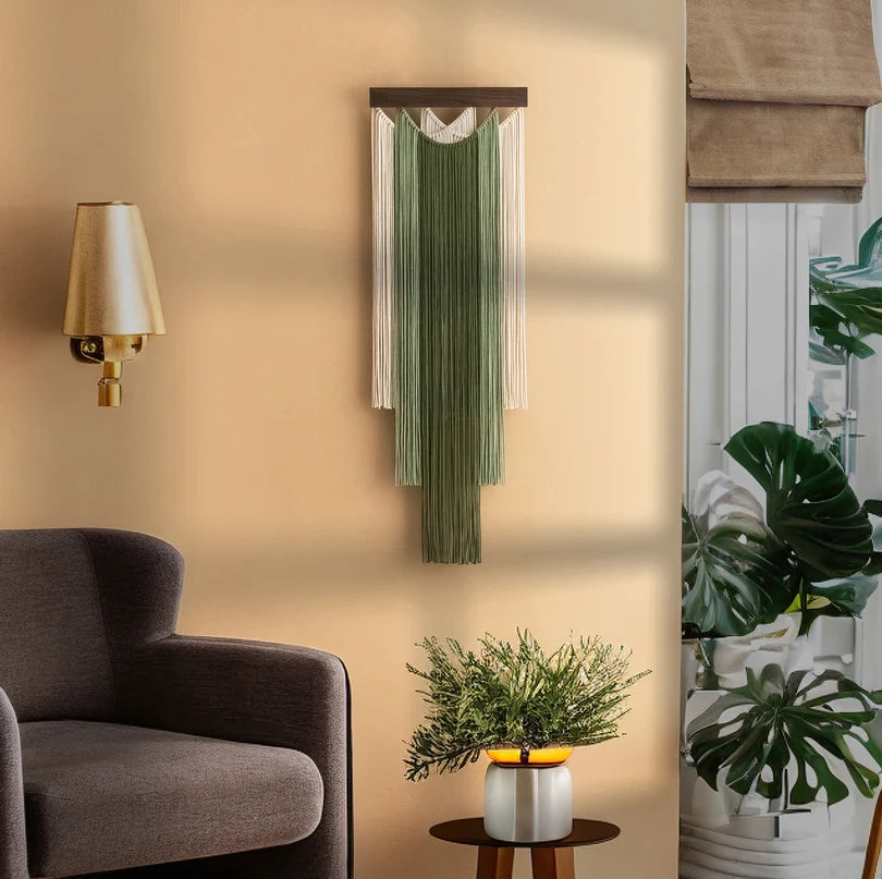 Cotton Macrame Art for Boho Decor