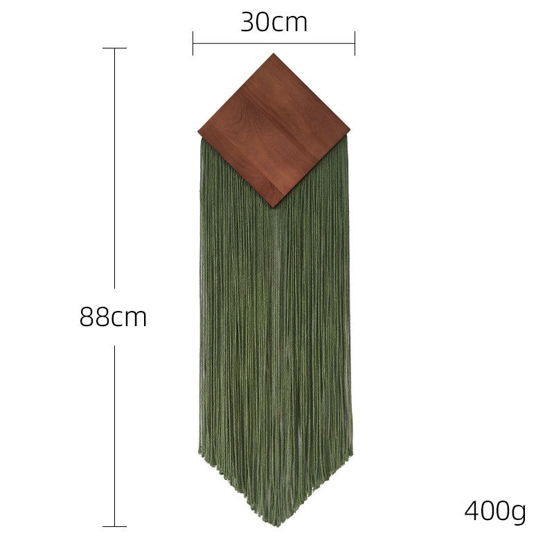 Diamond Drop - Geometric Minimalist Macrame Wall Hanging