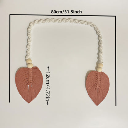 Macrame Curtain Tieback for Boho Curtain Tiebacks